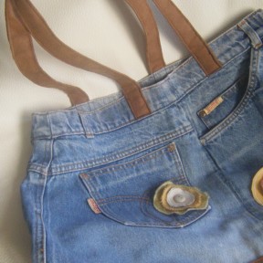 borsa jeans e stoffa_particolare